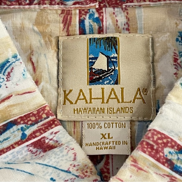 Vintage KAHALA Shirt Men’s XL Swordfish Button Up 100% Cotton - Picture 6 of 6